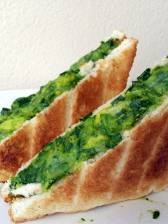 A picture of Spinach And Avocado Sandwich.