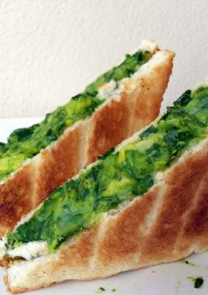 A picture of Spinach And Avocado Sandwich.