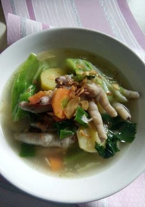 Foto resep Sup ceker ayam