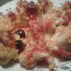 A picture of 'Pizza' Cauliflower Bake (LCHF).