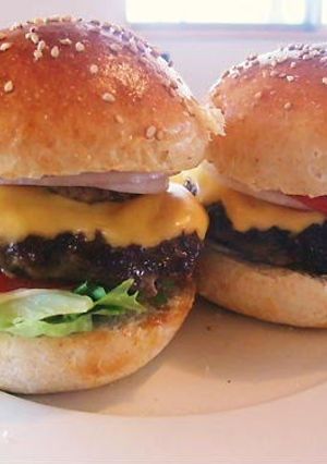A picture of Homemade Hamburger Buns.