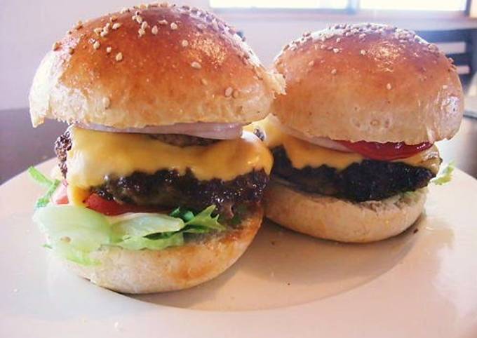Recipe of Any-night-of-the-week Homemade Hamburger Buns