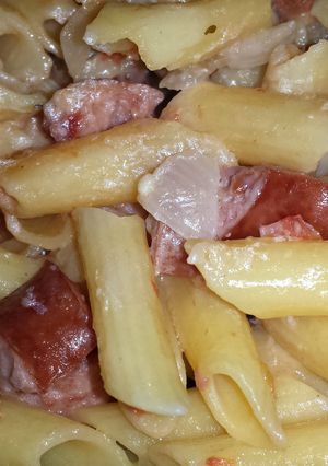 A picture of Kielbasa Pasta.