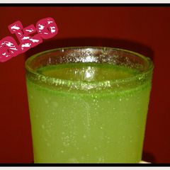 A picture of Jake's Mint Lime (a bunny drink).
