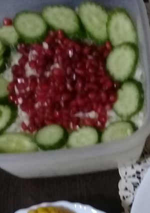 عکسی از دستور سالاد کلم ساده با انار