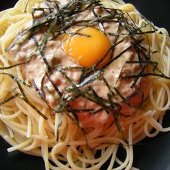 A picture of Natto Pasta.