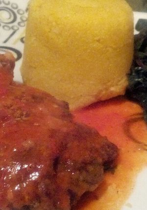 A picture of Butternut ugali.
