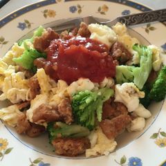 Vegetarian Breakfast Scramble-Simple And High Volume A picture of Vegetarian Breakfast Scramble-Simple And High Volume.