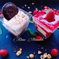 A picture of No bake Cheese Cake Cups.