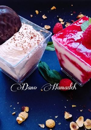 A picture of No bake Cheese Cake Cups.