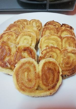 Una foto de Palmeritas u orejitas dulces