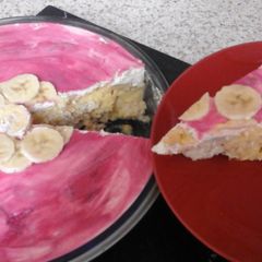 A picture of My Doughnana and Custard Cream Dessert 😀😉.