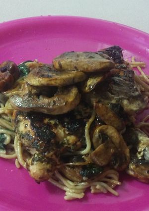 A picture of Twist to my recipe Cream Of Mushroom Chicken Pasta.