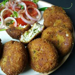 A picture of Dahi ke Kebab.