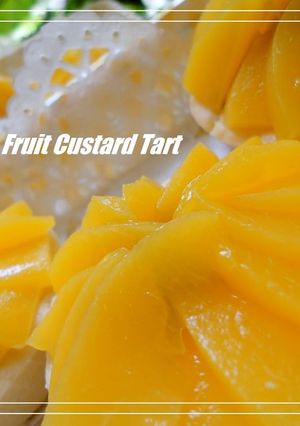 A picture of Fresh Fruit and Rich Custard Tart.