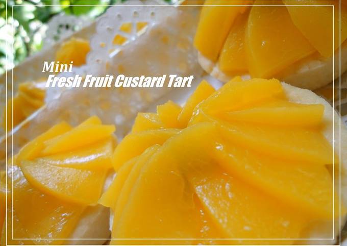 Step-by-Step Guide to Make Homemade Fresh Fruit and Rich Custard Tart