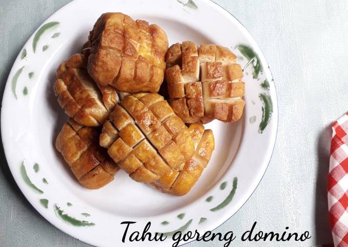 Cara membuat Tahu goreng domino Cara membuat Tahu goreng domino
