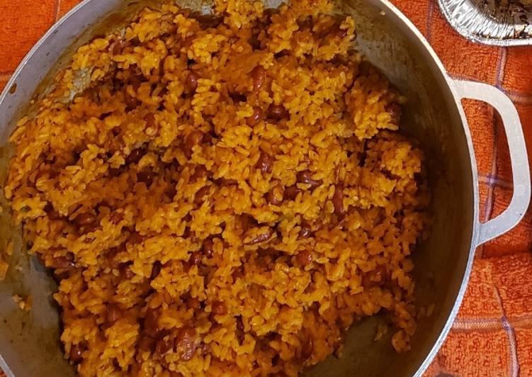 Easiest Way to Make Homemade Rice &amp; beans