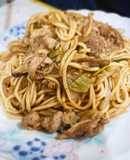 沙茶牛肉炒麵