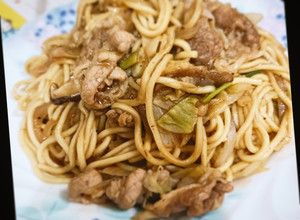 沙茶牛肉炒麵 的食譜成品照片