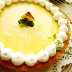 A picture of Kabocha Pudding Tart.