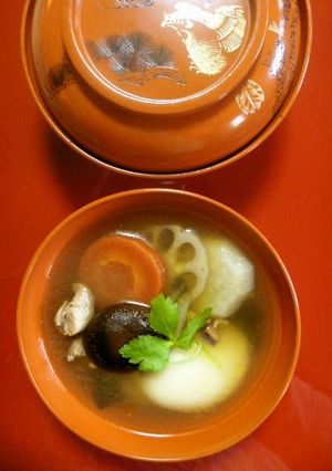 A picture of Our Family's Zouni - Regional Recipe from Yame, Fukuoka.