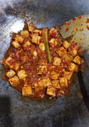 Foto resep Tempe ponggol pedas