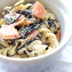 A picture of Japanese Macaroni Salad with Tofu.