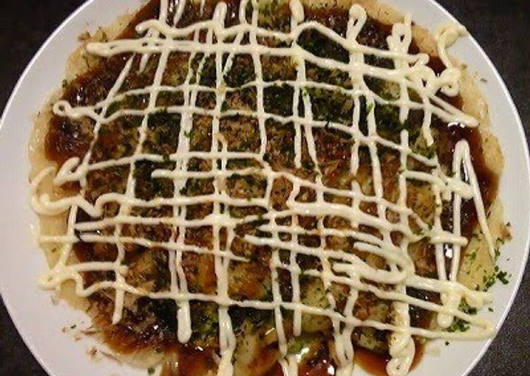 Recipe of Award-winning Extremely Simple Recipe! Western-style Okonomiyaki!