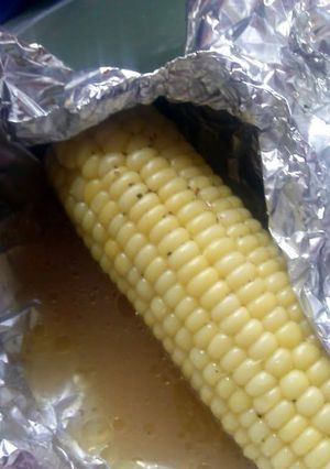 A picture of Beer corn on the cobb.