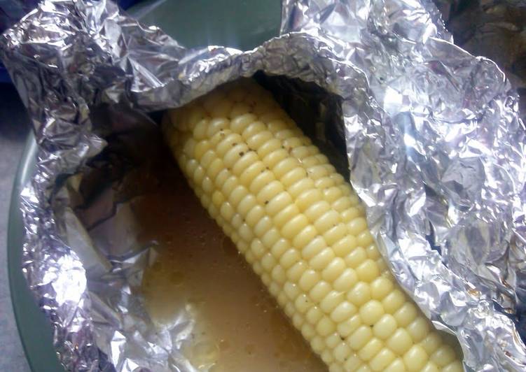 Beer corn on the cobb