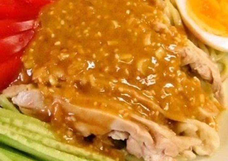 How to Prepare Any-night-of-the-week Szechuan Chicken Over Chilled Noodles (Bàng Bàng jī liáng miàn)