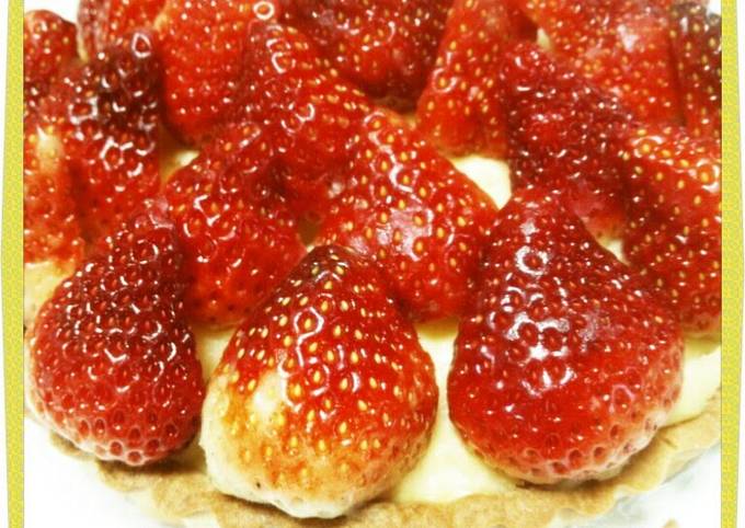 Recipe of Super Quick A Big Hit A Strawberry Tart
