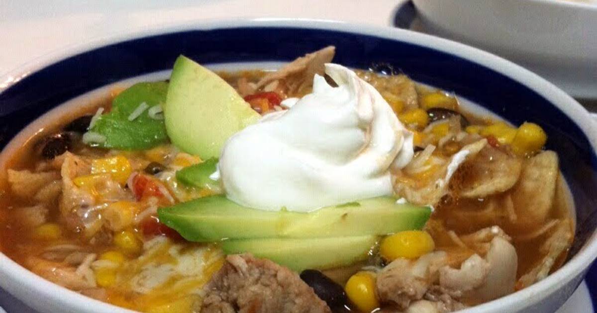 Great recipe for Chicken Tortilla Soup. 