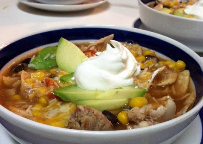 Easiest Way to Make Delicious Chicken Tortilla Soup