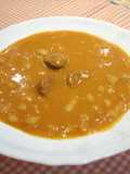 Garbanzos y alubias en cascote