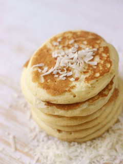 A picture of Coconut pancakes.