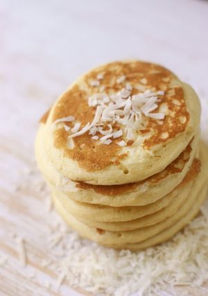 A picture of Coconut pancakes.
