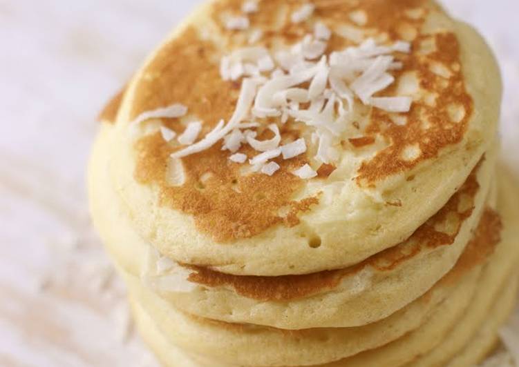 Recipe of Speedy Coconut pancakes