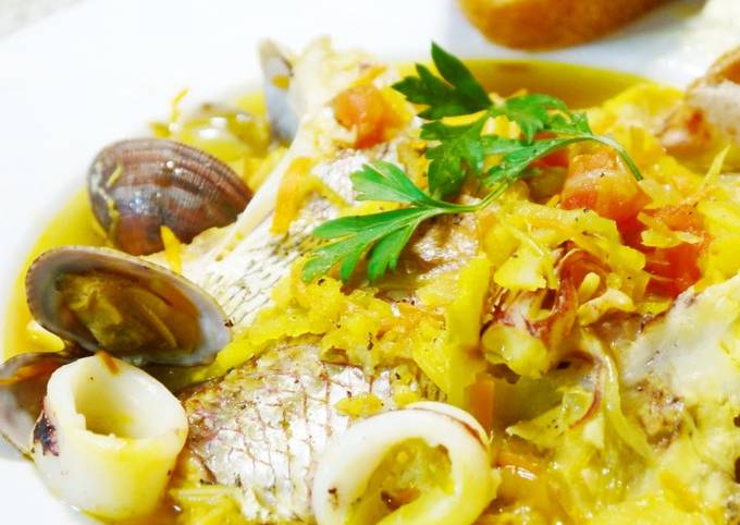 Simple Way to Prepare Perfect Our Family's Basic Recipe for
Bouillabaisse