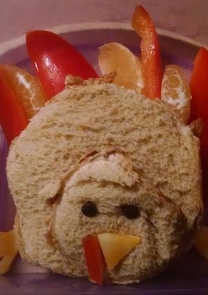 A picture of "Turkey" Sandwich.