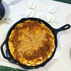 A picture of Mac and Cheese.