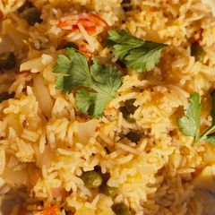 A picture of Veg. Pulao.