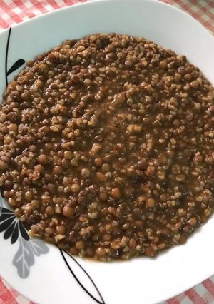 صورة لوصفة مجدرة برغل