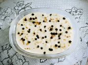 Una foto de crema de avellanas