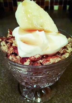 A picture of Banana Egg "Scramble" (Pinterest fail turned success).