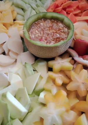Foto resep Rujak buah nampan