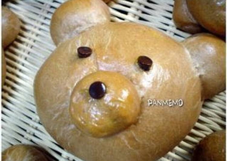 Recipe of Super Quick Homemade Double Chocolate Teddybear Bread
