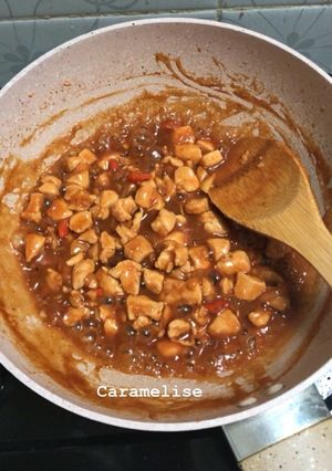 Foto resep Ayam saos padang - Diet No Gula, Minyak, santan, tepung