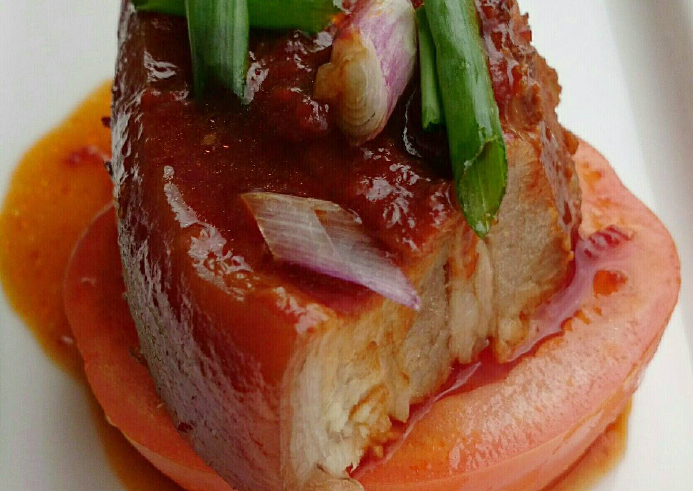 Pork Belly In Whisky Sauce